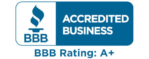 Better Business Bureau A plus rating logo